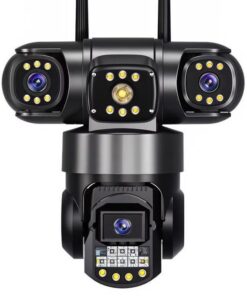 T30 V380 Pro Triple Lens Solar PTZ Security Camera Outdoor (1)